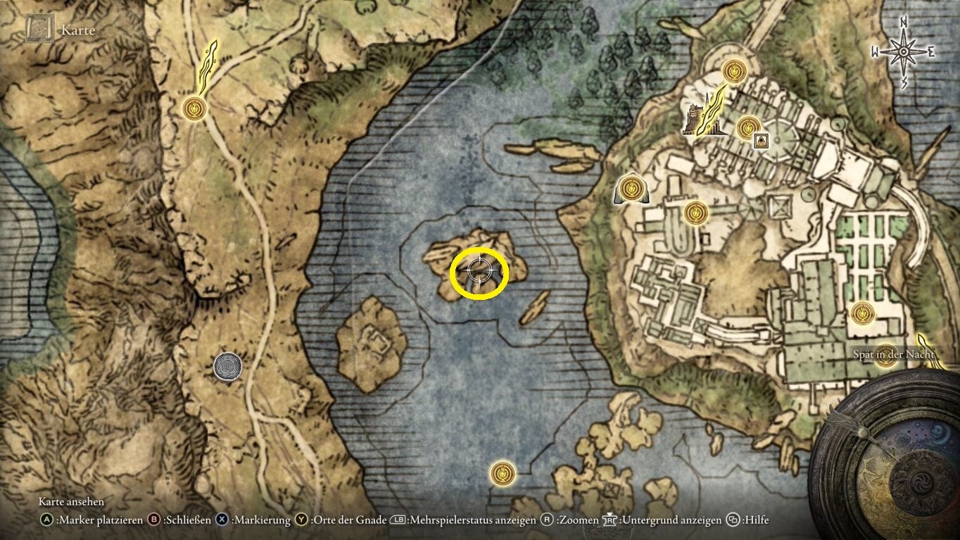 Elden Ring Schlüssel für Akademie am Treffpunkt finden, Ruinen von